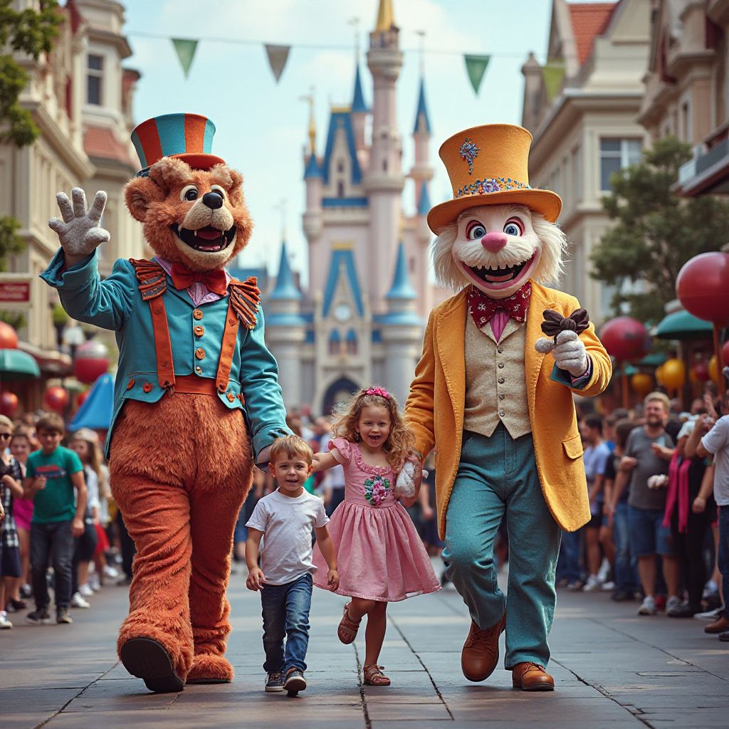 Fantasy parade celebration